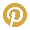 Zlatna ikona Pinterest